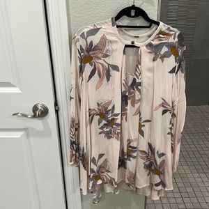 Free People Floral Tunic